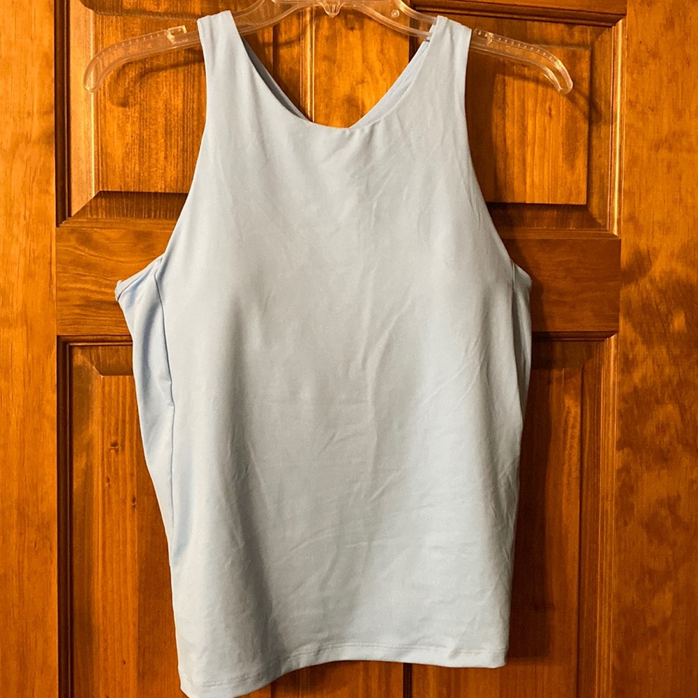 Athleta blue work out top XL